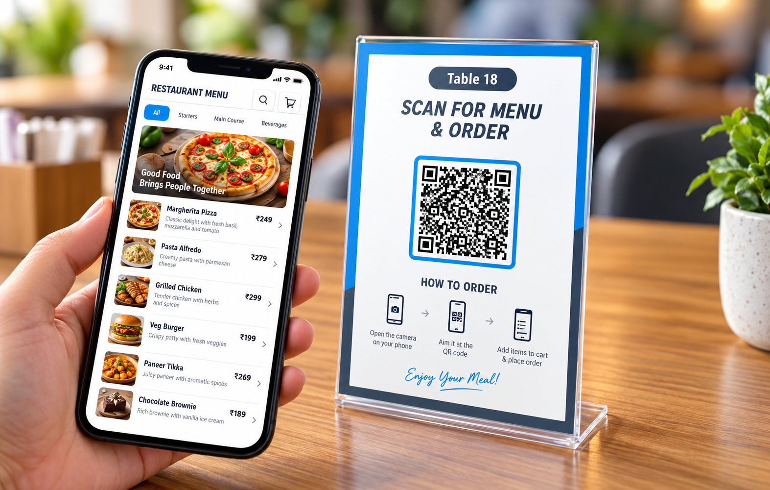 Just Scan & Start Ordering
