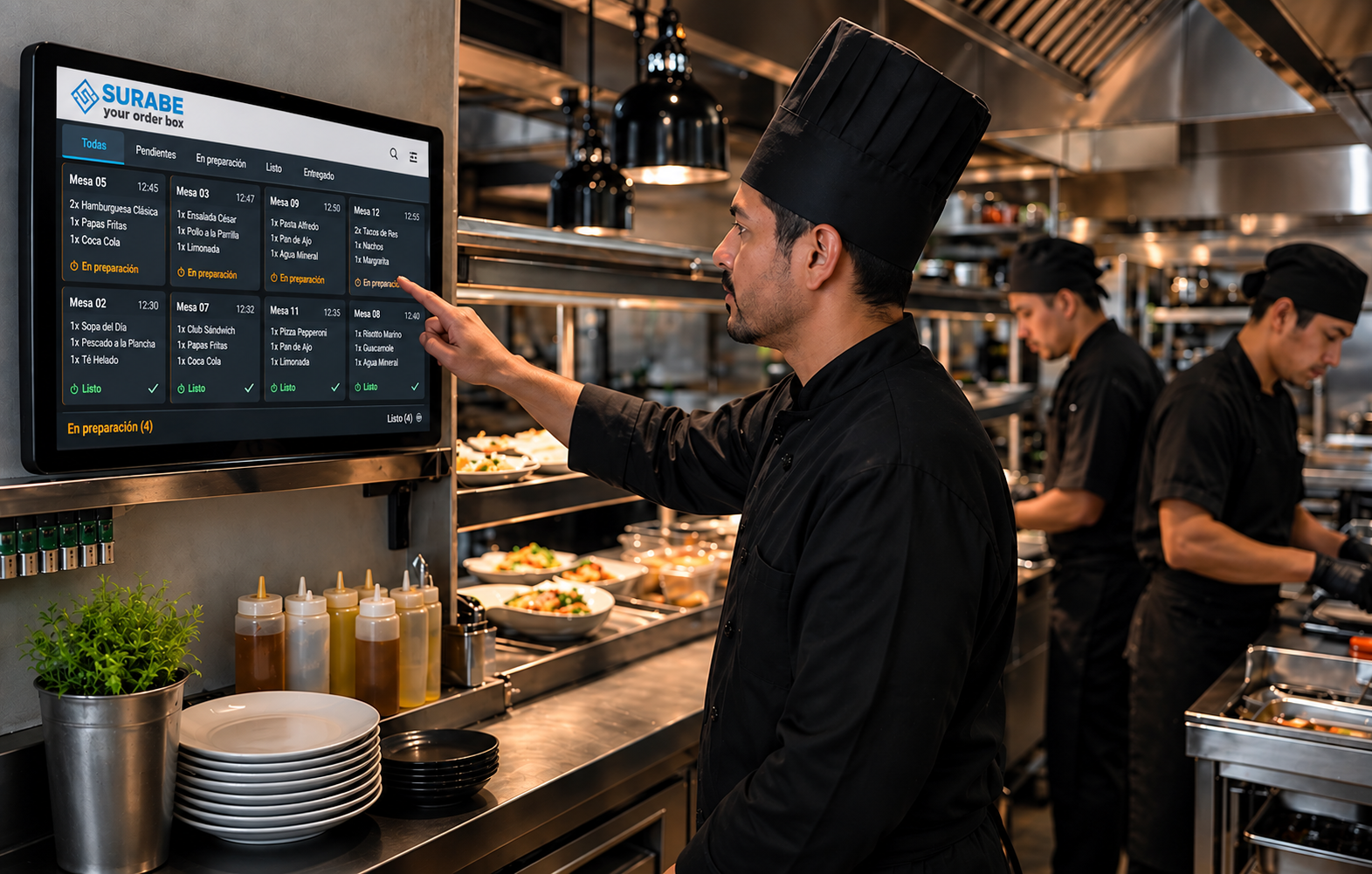 Order Goes Straight to the Kitchen  